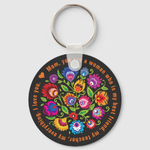 For Mother Polish folklore composition Keychain