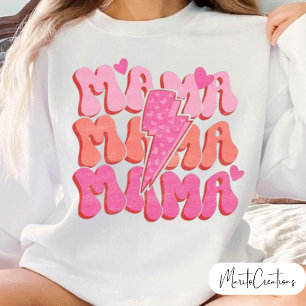 for mum, happy mother's day, retro mum, mummy sweatshirt