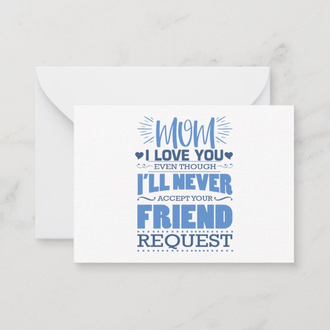 For My Amazing Mom Card (Back)