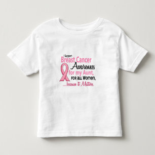 For My Aunt Breast Cancer Awareness Toddler T-shirt