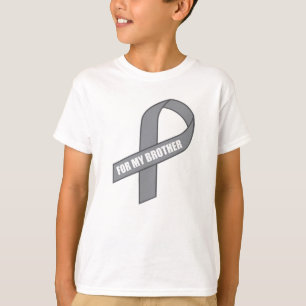 For My Brother (Grey / Silver Awareness Ribbon) T-Shirt