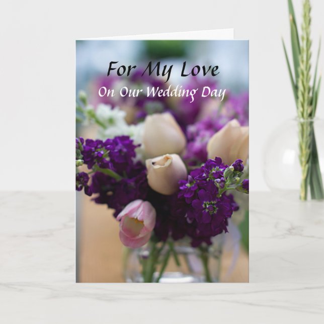 For My Love Pre-Wedding Card (Front)