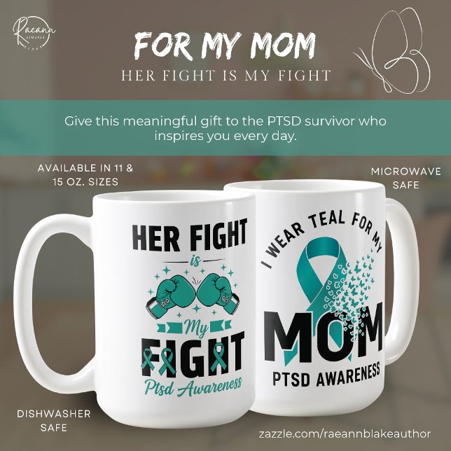 For My Mom PTSD Awareness Ceramic Mug (Creator Uploaded)