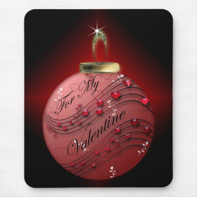 For My Valentine Mouse Pad (Front)