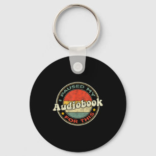 For Obook Listeners O Book Lovers Retro Women  Keychain