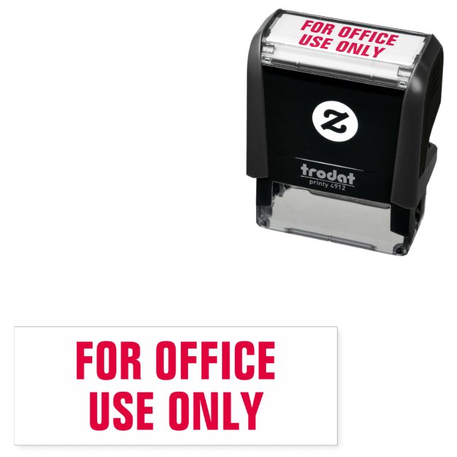 For Office Use Only Business Professional Red Self-inking Stamp (In Situ)