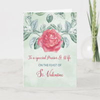 For Pastor and Wife Rose Religious Feast