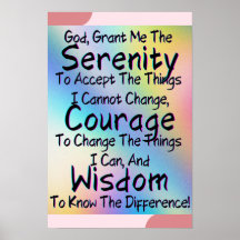 For Peace in your Space enjoy The Serenity Prayer