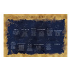 For Peggy Simpson - Seating Chart TWO 36"x24"