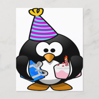 For Penguin Lover | Penguin Design | Birthday Gift Flyer