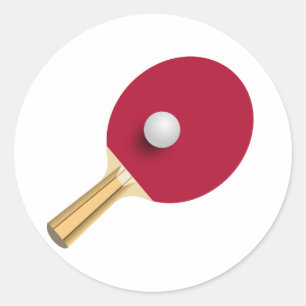 For Ping Pong Lovers! Classic Round Sticker