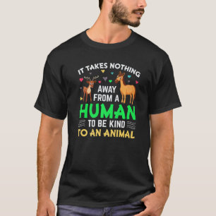 For Plant Powered vegan people, be kind to animals T-Shirt