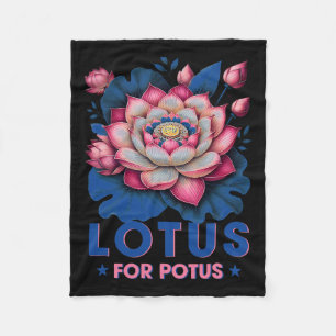 For Potus Kamala Harris 2024 Trending President Fleece Blanket