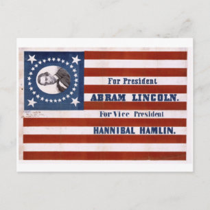 For president, Abram Lincoln Postcard