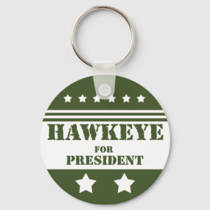 For President Hawkeye Keychain
