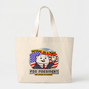 For President Large Tote Bag