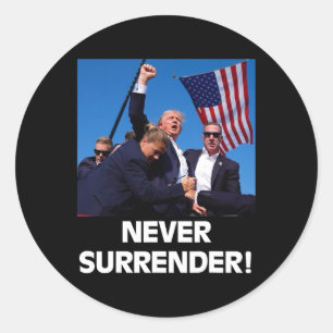 For President Trump3  Classic Round Sticker
