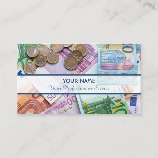 For professional accountants and financial experts business card (Front)