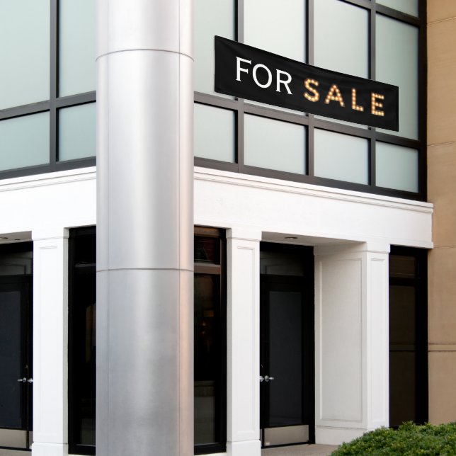 FOR SALE banner (Outside Building)