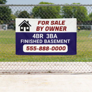 "For sale by Owner" customized banner