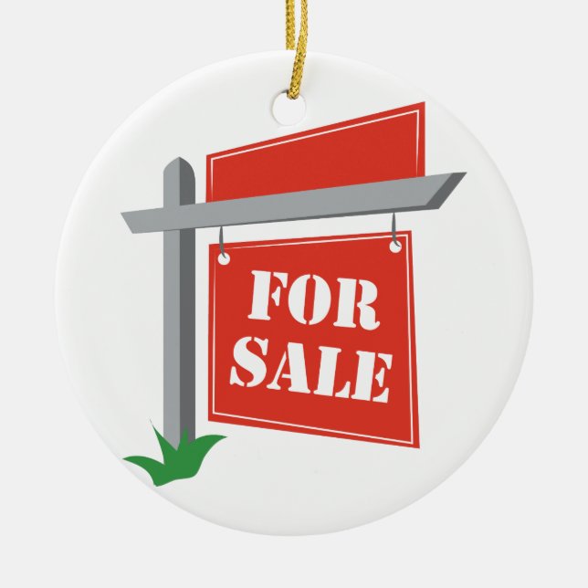 For Sale Ceramic Ornament (Front)