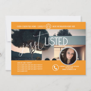 For Sale Home Listed Photo Business Flyers Thank You Card