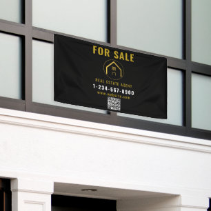 For Sale Real Estate Agent Open House Logo  Banner