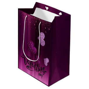 for san Valentin with hearts Medium Gift Bag