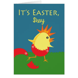For Sister Custom Front Easter Get Crackin'