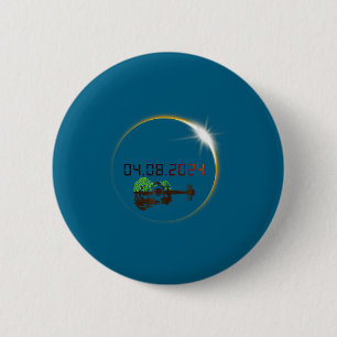 For Solare Eclipse April 8 Solar 2 Inch Round Button
