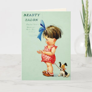 For Someone Special. Vintage Art Valentine's Day Holiday Card