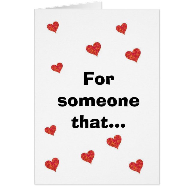 for someone that (Front)