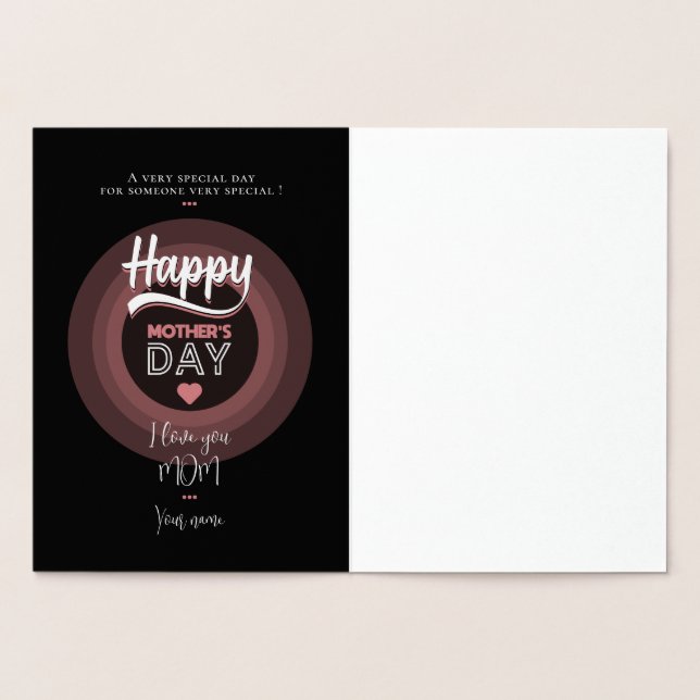 For someone very special foil card (Inside)