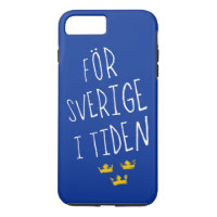 För Sverige i Tiden Cell Phone Case, Swedish