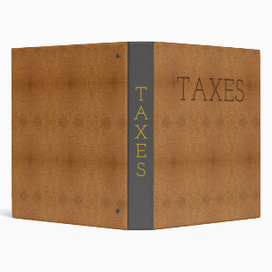 FOR TAXES RECORDS -  COLOR 3 RING  3 RING BINDER