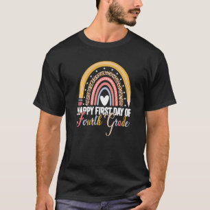 For Teachers Boys Girls Kids Happy First Day Of 4t T-Shirt