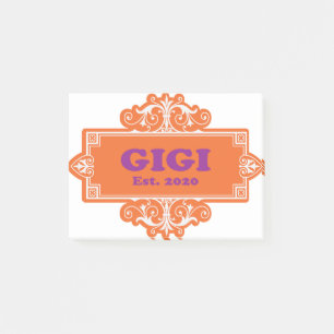 For That Special “GiGi 2020” Post-it Notes