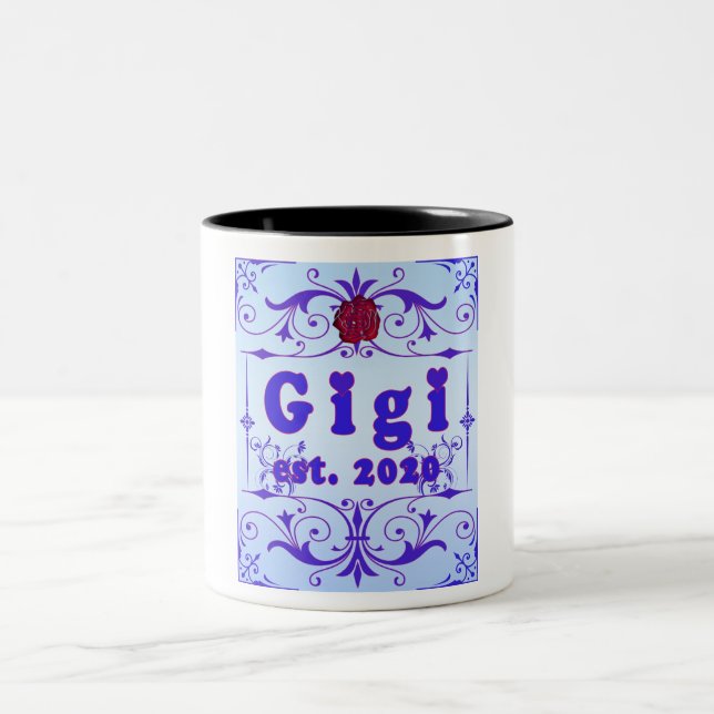 For That Special “GiGi 2020” Two-Tone Coffee Mug (Center)