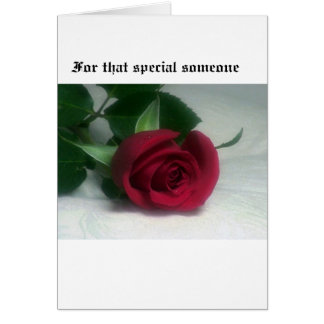 For that special someone