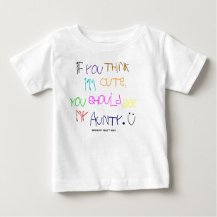 For the Aunty Baby T-Shirt