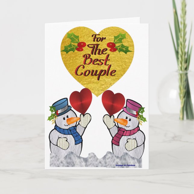 For The Best Couple Card (Front)