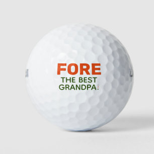 For the Best Grandpa Father's Day Golf Balls