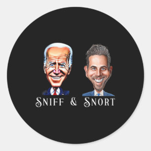 For The Big Guy Joe Biden West Wing Laptop Trump C Classic Round Sticker