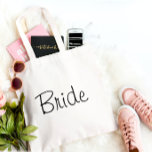 For The Bride  Large Tote Bag<br><div class="desc">To carry your things at your rehearsal dinner. Personalize & Customize.</div>