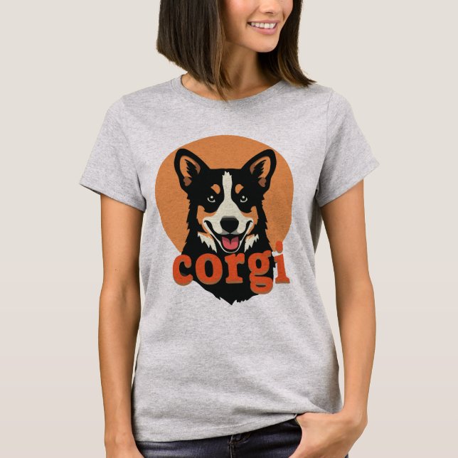 "For the Corgi Obsessed" T-Shirt (Front)