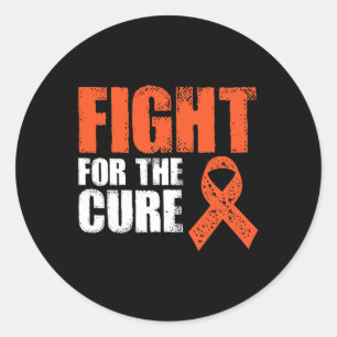 For The Cure Leukaemia Awareness Cancer Survivor G Classic Round Sticker