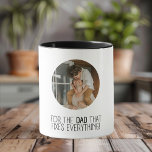 "For the Dad That Fixes Everything" Photo  Mug<br><div class="desc">Celebrate the handyman of the house with our "For the Dad That Fixes Everything" photo mug! This personalized mug features a heartfelt quote alongside a customizable space for your favourite photo, making it a unique and thoughtful gift for the dad who’s always there to fix things. Perfect for Father's Day,...</div>
