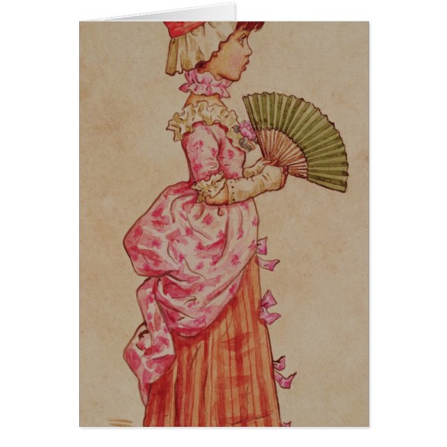 For the Dance, one of a set of 12 illustrations (Front)