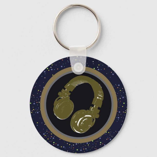 for the DJ key Keychain (Front)