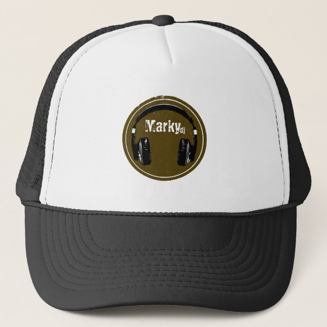 for the dj trucker hat (Front)